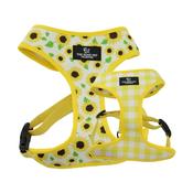 Ancol Soho Reversible Dog Harness - Sunflower/Yellow Check - m image