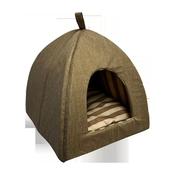 Beddies Beddies Traditional Oxford Cat Cave - Beige - 40 x 40 x 40cm image