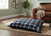 Beddies Fibre Cushion Dog Bed - Dark Check - Medium image