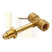 Calor Propane Gas Cylinder Tee Piece - POL Male - 2x POL Female
