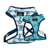 Ancol Soho Reversible Dog Harness - Nautical / Coral - 43-76cm / L image