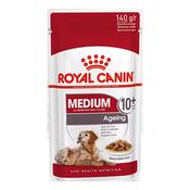 Royal Canin Medium Ageing 10+ In Gravy Pouch 140g image