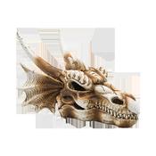 ProRep Dragon Skull Ornament - Large - 28.5 x 21.5 x 19.5cm image