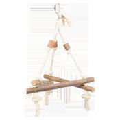 Trixie Wooden Bird Swing On Rope 27x27x27cm image