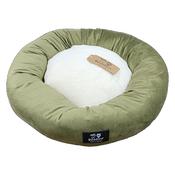 Beddies Lounger - Olive Cream Plush - small