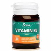 SONA VIT B6 TABS 50MG ONE A DAY 30