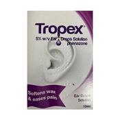 Tropex 5% w/v Ear Drops Soultion