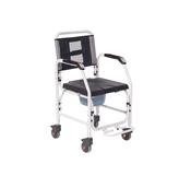 ASPER Wheeled Shower Chair with Commode