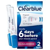 CLEARBLUE ULTRA EARLY ADVANCED 2CT PREGNANCY TEST image