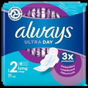 Always Ultra Long (Size 2) Sanitary Pads with Wings image