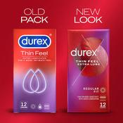 Durex Thin Feel Extra Lube Condoms 12 Pack