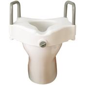 Raised Toilet Seat With Armrests image
