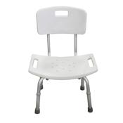 Aluminium Shower Chair With Back