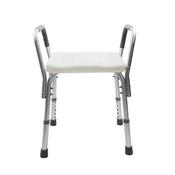 Aluminium Shower Stool with Removable Armrests