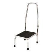 Chromed Steel Footstool