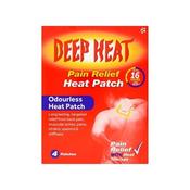 Deep Heat Patches 4 Pack