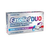 Easolief Duo Double Action Pain Relief Tablets 24s