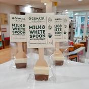 Milk &amp;amp; White Hot Chocolate Spoon