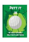 Putt It in Pocket Sports Book