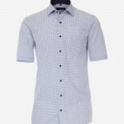 Casa Moda Formal Short sleeve Blue Shirt - 15½ - 39