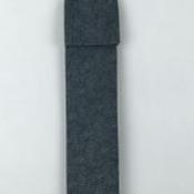 Mens Microfibre Tie - Melange Pattern Bottle Green - Pocket Square Only