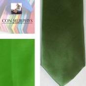Mens Polyester Tie - Plain Coloured Grass - Bow Tie Only image