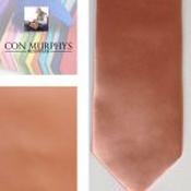 Mens Polyester Tie - Plain Coloured Shell - Bow, pocket square and mask image