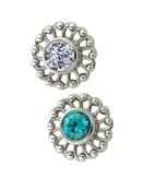 Anatometal Virtue Push-In Stud Earring, 18k White Gold