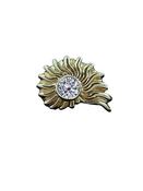 FoesJewelry Clamshell Threaded Stud Earring, 14k Yellow Gold image