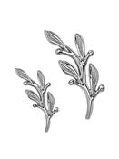 BVLA Amity Threaded Stud Earring, 14k White Gold (Size: Medium) image