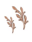 BVLA Amity Threaded Stud Earring, 14k Rose Gold (Size: Small) image