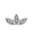 BVLA Firefly Threaded Stud Earring, 14k White Gold image