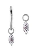 Marquise Charm for Clicker Hoop, CoCr NF image