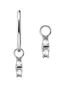 Tapered Gem Charm for Clicker Hoop, CoCr NF image