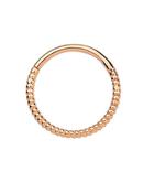 Rope Clicker Hoop, 16ga, Conch Ring, 14k Rose Gold (Ring Internal Diameter: 11mm) image