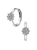 Flower Clicker Earring, Steel image