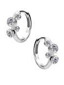 Flower Vine Clicker Earring, Steel image
