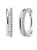 Double Band Eternity Clicker Earring, Conch Ring, Steel image
