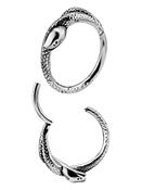 Snake Clicker Earring, Conch Ring, Steel image