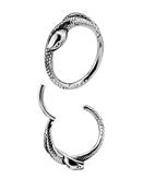 Snake Clicker Earring, Steel image