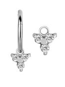 Trinity Charm for Clicker Hoop, Steel image