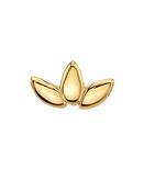 BVLA Flat Firefly Threaded Stud Earring, 14k Yellow Gold image