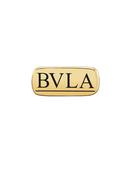 BVLA Logo Threaded Stud Earring, 14k Yellow Gold image