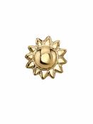 BVLA Sun Threaded Stud Earring, 14k Yellow Gold image