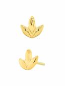 Junipurr Dr. Bloom Push-In Stud Earring, 14k Yellow Gold