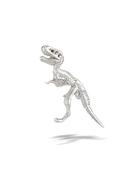 BodyGems T-Rex Threaded Stud Earring, 14k White Gold image