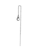 Pave Handcuff Threader Chain, Steel