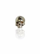 FoesJewelry Cranium Threaded Stud Earring, 14k Yellow Gold image