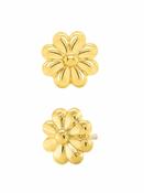 Junipurr Aster Push-In Stud Earring, 14k Yellow Gold image