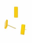 Junipurr Bar Push-In Stud Earring, 14k Yellow Gold image